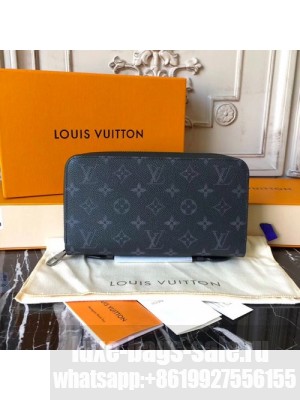 Louis Vuitton Zippy XL Wallet 22cm Monogram Eclipse Canvas Fall/Winter 2017 Collection M61698, Noir