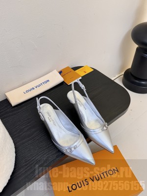 Louis Vuitton 1AGZRB 6AM Slingback Pump Metallic lambskin 2025