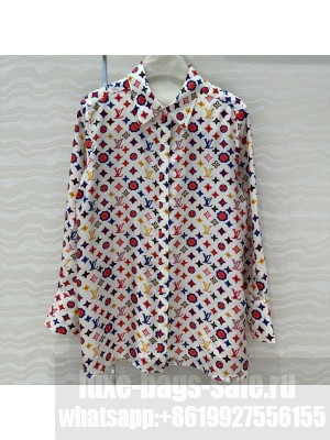 Louis Vuitton Silk Shirt LV121721 2024