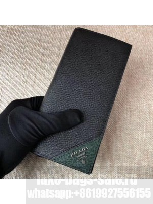 Prada Leather Men's Document Holder Wallet 2MV836 2M0836 16