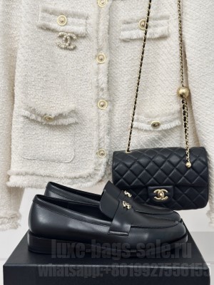 Chanel Lambskin Black G45503