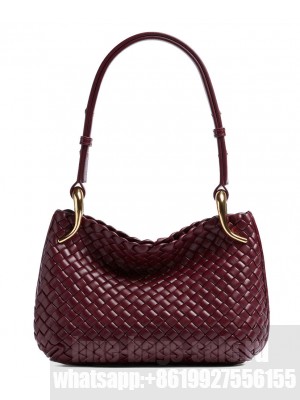 Bottega Veneta Small Clicker Shoulder Bag Mauve