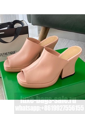 Bottega Veneta Stack Mules Pink  2021 Collection