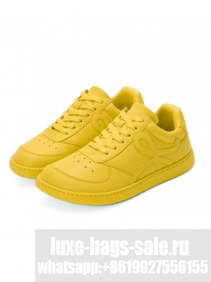 Loewe Unisex Jambo Sneaker In Soft Grained Calfskin 816282 Yellow