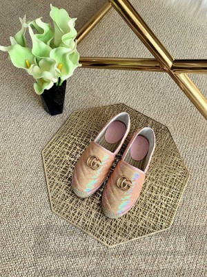 GUCCI SEQUINS GG MATELASSÉ ESPADRILLES YELLOW 04 2021 Collection