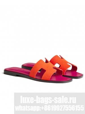 Hermes Women's Oran Sandal Orange