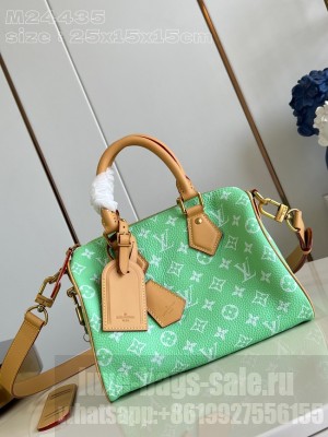 Louis Vuitton NEW Speedy P9 Bandouliere 25 M11561 green