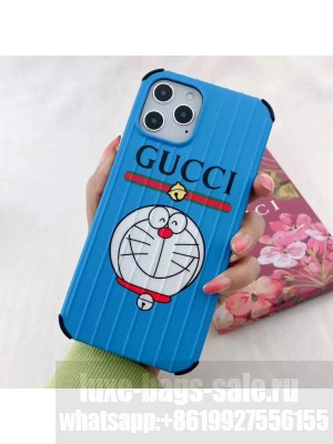 Doraemon x Gucci  iPhone Case Blue 02  2021 Collection