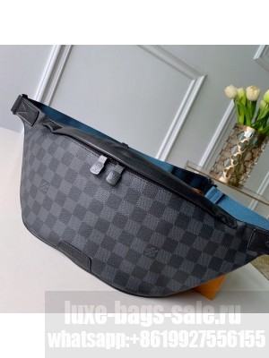 Louis Vuitton Men's Discovery Damier Graphite Canvas Bumbag/Belt Bag N40187 Black 2019 Collection