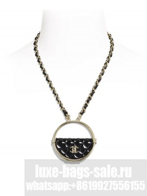 Chanel Women's Necklace AB9845 Black