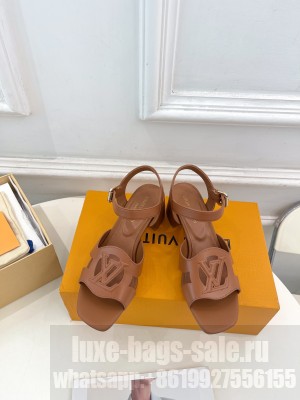 Louis Vuitton Women's LV Isola 5cm Sandals Coffee