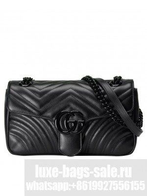 Gucci GG Marmont Small Shoulder Bag Black
