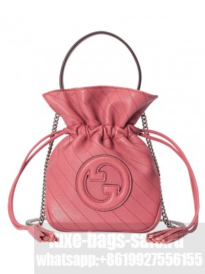 Gucci Blondie Mini Bucket Bag 760313 Pink