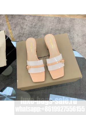 Gianvito Rossi soft glass and patent leather with sculptural heel 5.5CM Sandal 2021 Collection 04