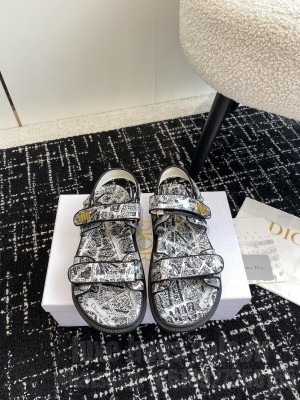 Dior Dioract Slide Sandals 04