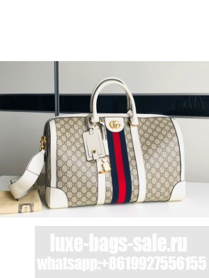 Gucci Jumbo GG large duffle bag 645021 white