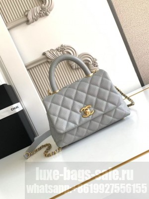 Chanel MINI FLAP BAG WITH TOP HANDLE AS2215-10