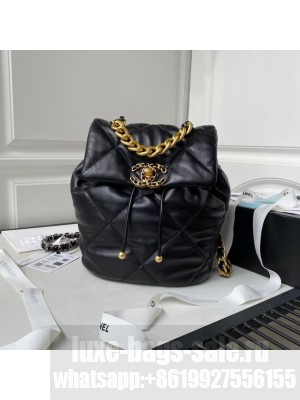 CHANEL 19 BACKPACK AS4223 black