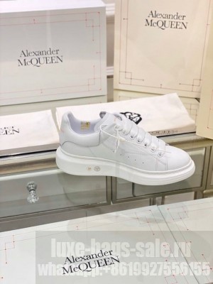 Alexander McQueen Oversized Platform Lace Up Creeper Sneakers Spring/Summer 2020 Collection, White