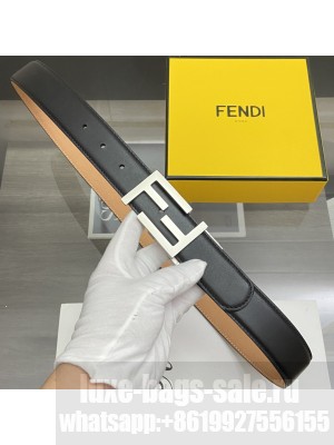 Fendi 35mm Eversible Belt FF buckle with stud closure 2021 Collection