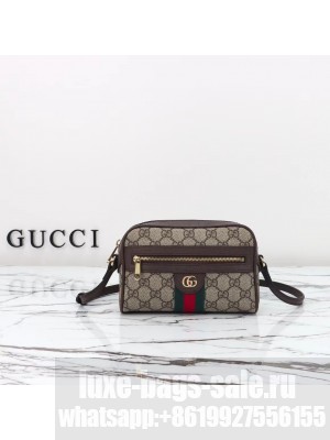Gucci Ophidia GG mini bag 517350 Sapphire brown