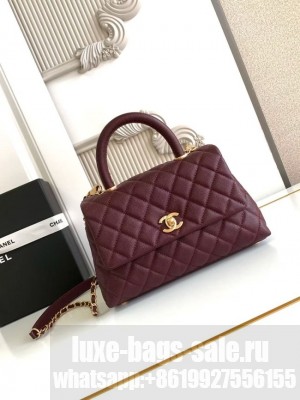 Chanel FLAP BAG WITH TOP HANDLE 92990-8