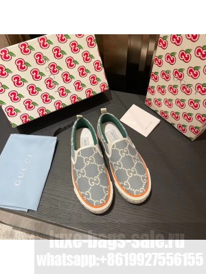 Gucci 1977 Slide On Sneakers Spring/Summer 2021 Collection, Light Blue