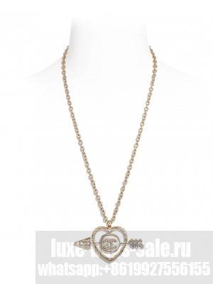 Chanel Women's Long Necklace AB9864 Golden