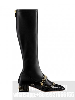 Christian Dior Women's Belle-D Heeled Boot Black
