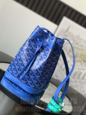 Goyard Petit Flot Bucket Bag Blue