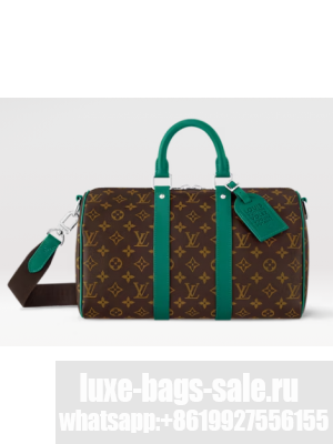 Louis Vuitton Keepall Bandouliere 35 M12765 Borneo Green