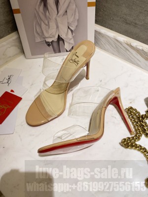 Christian Louboutin Just Nothing 10 mm Mule Beige 2021 Collection