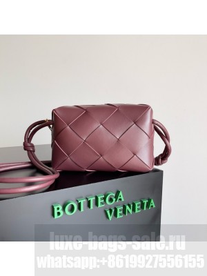 Bottega Veneta Intrecciato Concert Pouch D794258 Cherry