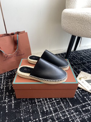 Loro Piana Slip-on shoes for Men Black