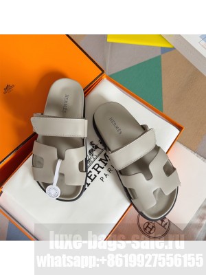 Hermes Unisex Chypre Flat Sandals 015