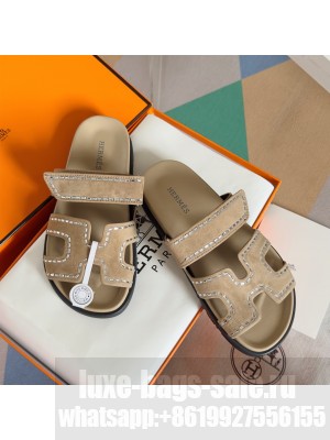 Hermes Unisex Chypre Flat Sandals 029