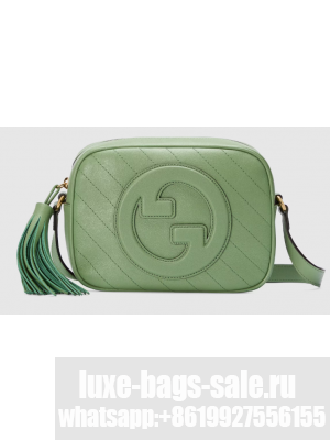 GUCCI BLONDIE SMALL SHOULDER BAG 742360 Green