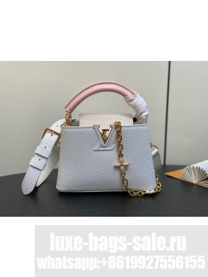 Louis Vuitton Capucines Mini M22916 white
