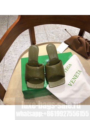 Bottega Veneta RUBBER LIDO 9cm Lambskin Mules Sandals Oliver 08 Collection