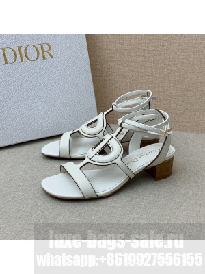 Christian Dior 4.5cm D-CLUB Sandals White 2022 Collection