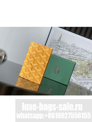 Goyard Saint-Pierre Card Wallet Yellow