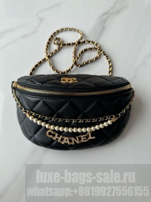 Chanel WAIST BAG AS4991 black