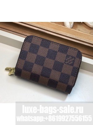 Louis Vuitton 6 Key Holder/Coin Purse in Damier Ebène Canvas M58106  