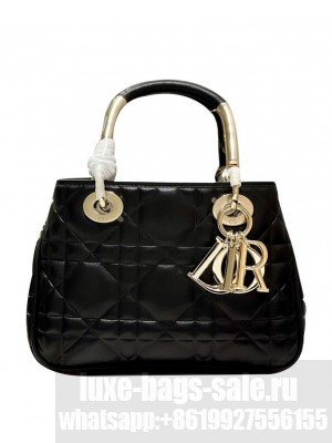 Christian Dior Small Lady 95.22 Bag Black