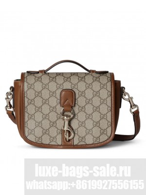 Gucci GG Emblem Mini Shoulder Bag 815211 Coffee