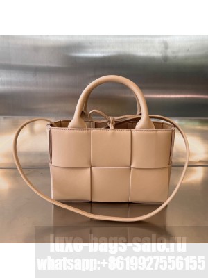 Bottega Veneta Candy Arco Tote Bag 729029 light pink