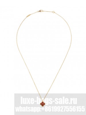 Van Cleef & Arpels Women's Sweet Alhambra pendant Red