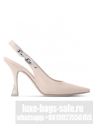 Louis Vuitton Women's Sparkle Slingback Pump 1ABPIL Cream