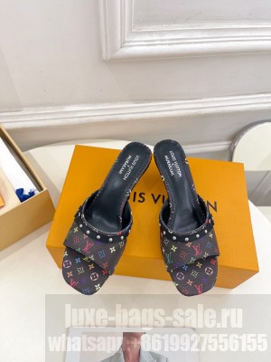 Louis Vuitton 1AGWTE LV x TM 6AM Monogram Black Mule 2025