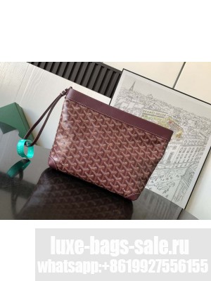 Goyard Conti pouch Burgundy